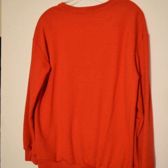 SHEIN "Chicago" Front Sign Red Sweater Long Sleeves Polyester/Spandex M/6 (EU38) - Picture 4 of 6